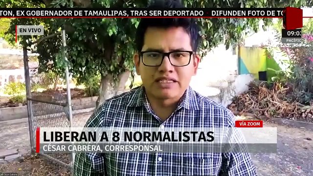Liberan a 8 normalistas detenidos por disturbios en Michoacán, 4 permanecen detenidos