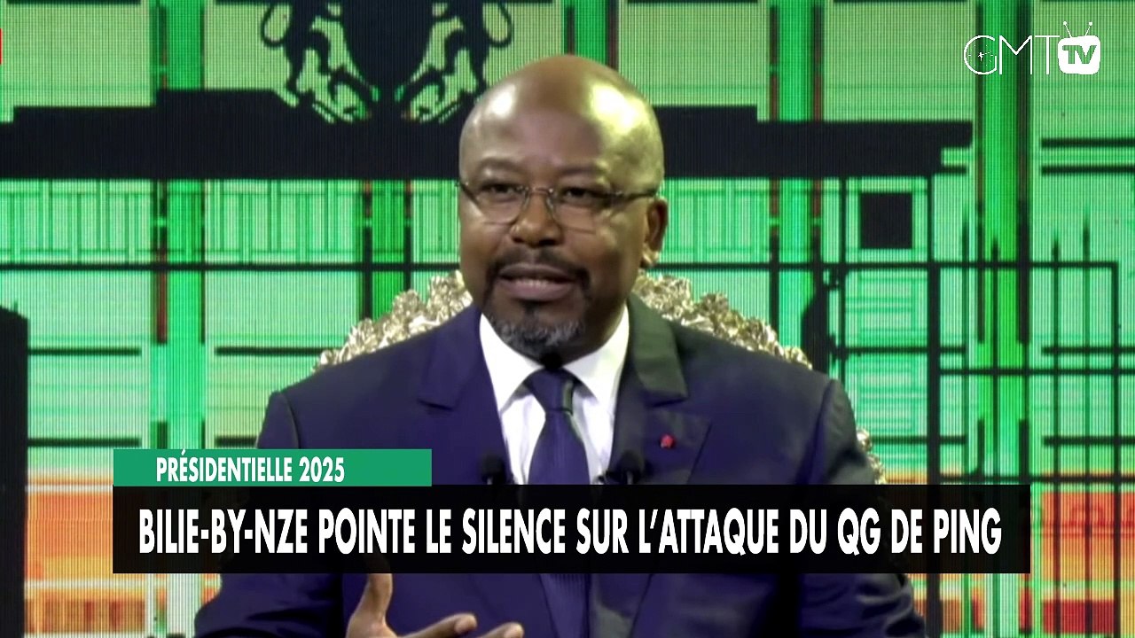 [#Reportage] Présidentielle 2025 : Bilie-By-Nze s’interroge sur le silence des opposants d’hier sur l’attaque du QG de Ping