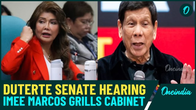 Duterte Arrest Imee Marcos, Cabinet Ministers Join Senate Hearing | Philippines Awaits Decision
