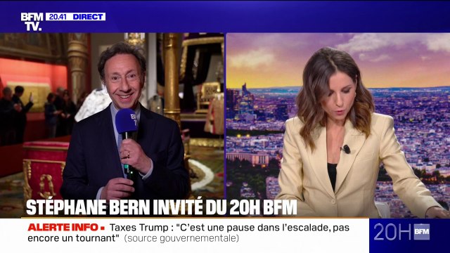 Histoire: Stéphane Bern présente l'exposition Le Dernier Sacre au Mobilier national, consacrée au couronnement de Charles X