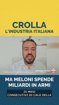 Donno - 25 MESI CONSECUTIVI DI CALO DELLA PRODUZIONE INDUSTRIALE (10.04.25)