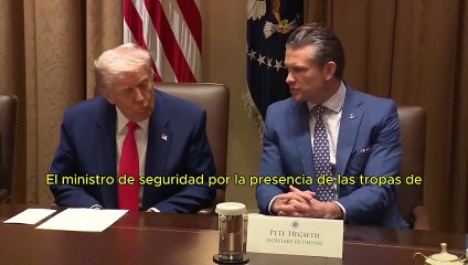 Declaraciones de Pete Hegseth a Donald Trump