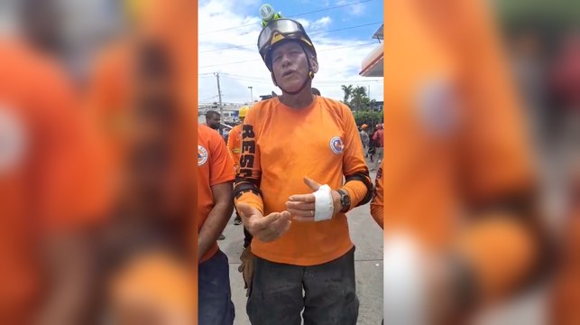 Rescatista resultó herido salvando una víctima tras tragedia Jet Set Para mi eso no es un dolor