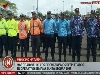 Monagas | Más de 5 mil funcionarios desplegados para el operativo Semana Santa Segura 2025
