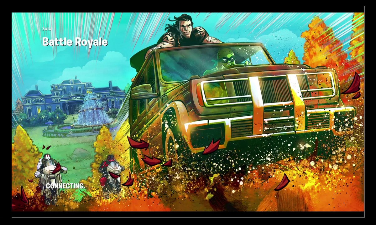 playing fortnite