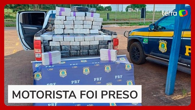 PRF apreende 500 kg de maconha ao interceptar caminhonete que tentou fugir em MG