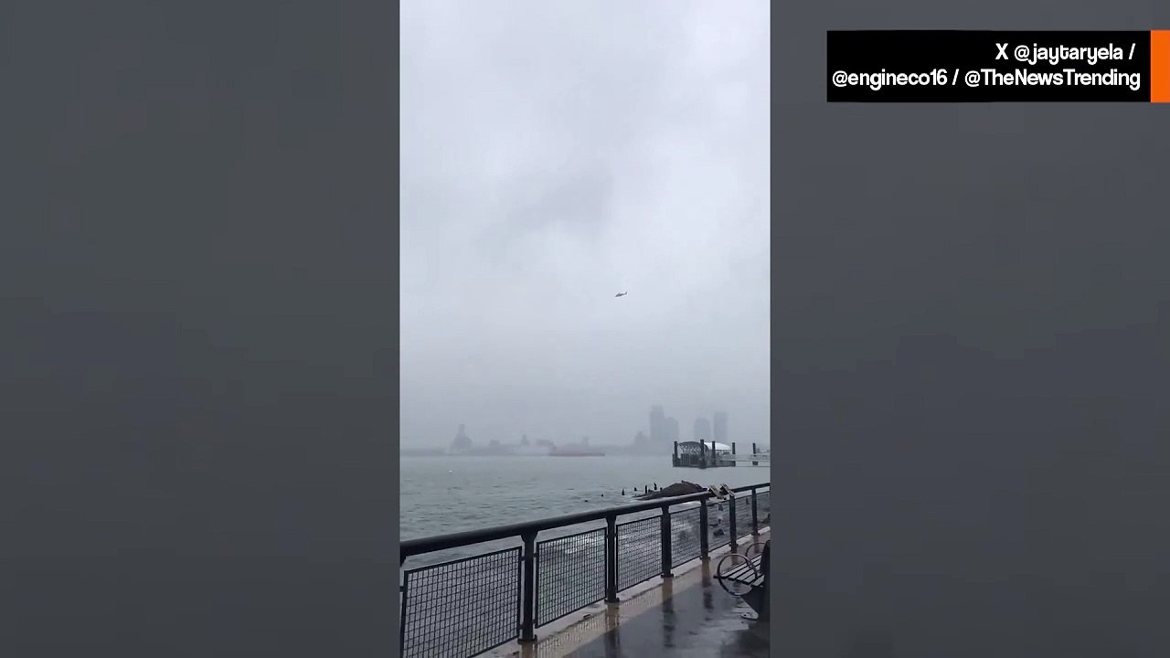 Video: New York’ta Hudson Nehri’ne helikopter düştü — en az üç ölü