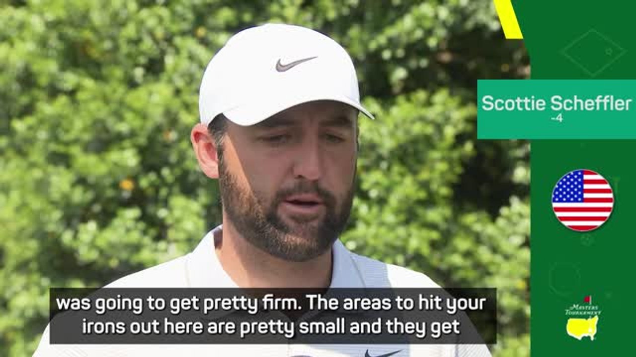 Scheffler upbeat after 68 in Masters first round