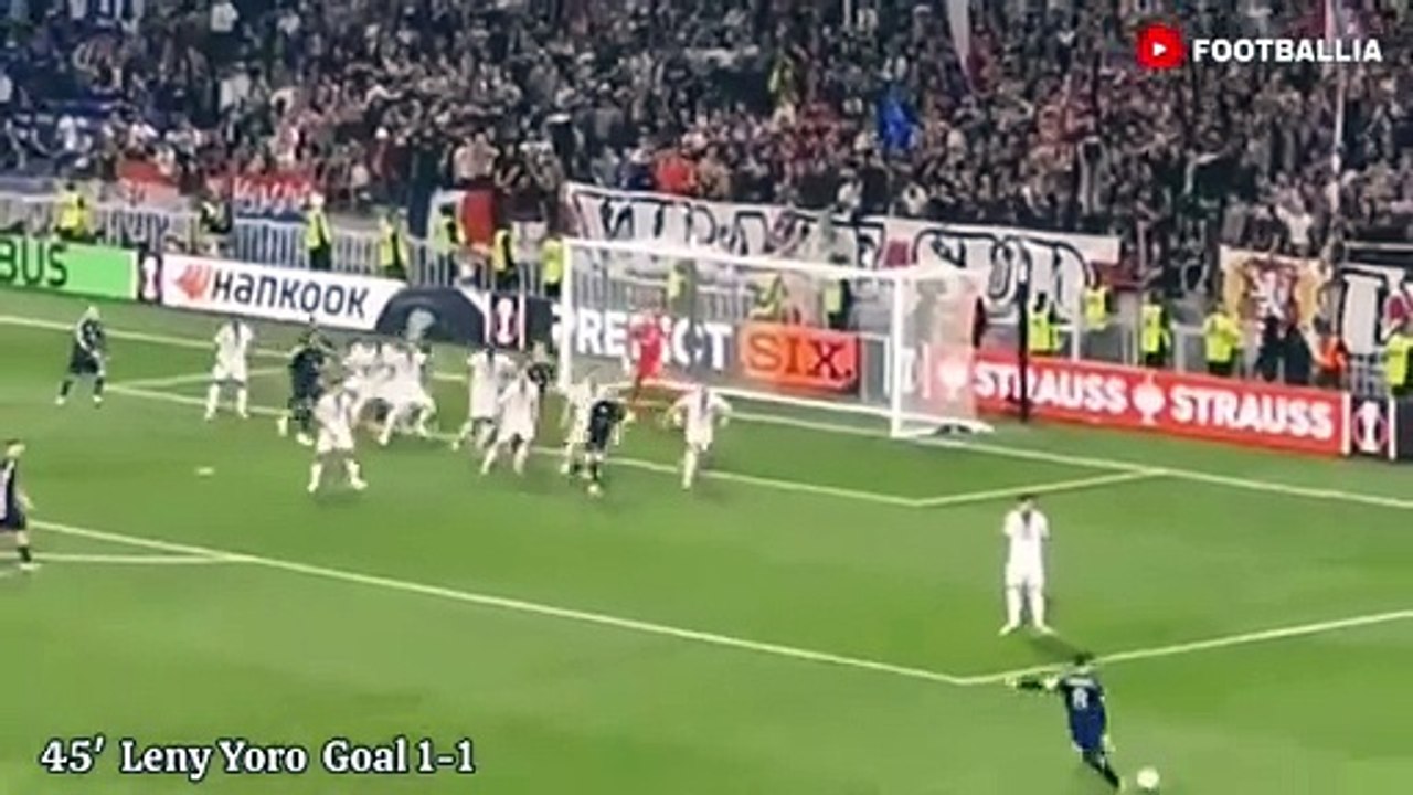 Manchester United vs Lyon 2-2 Highlights | Olympique Lyon vs Man United | Europa League