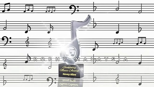 Quavers Music Trophies at Trophy-World Malaysia | Custom Trophies & Plaques Supplier