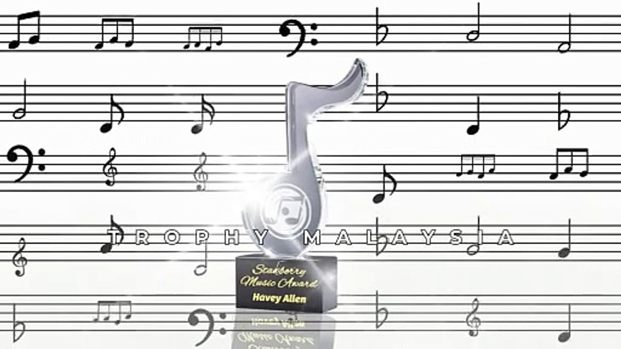Quavers Music Trophies at Trophy-World Malaysia | Custom Trophies & Plaques Supplier