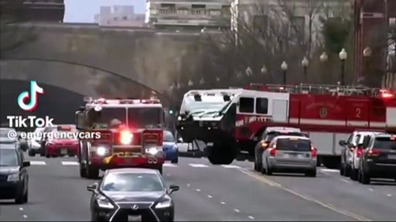Washington DC Fire Department Foam Task Force deploys to the White House
