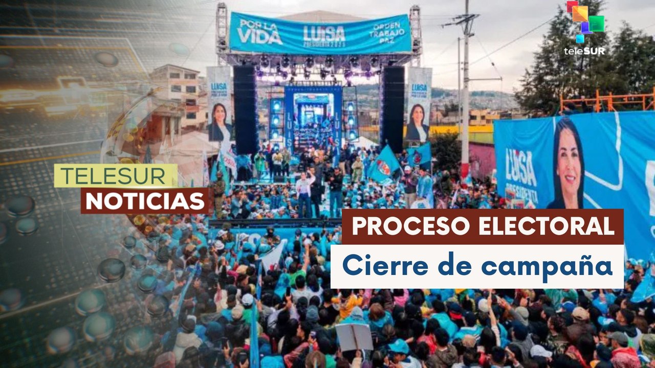 Personas privadas de libertad votan mientras González y Noboa cierran campaña