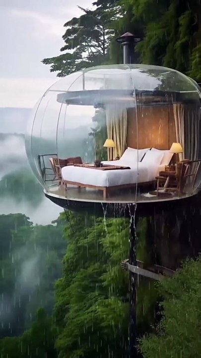 Glass Bubble Suite with Forest Views.