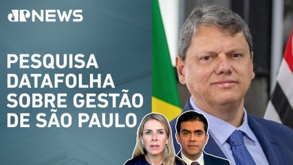 Governo de Tarcísio de Freitas tem avaliação boa de 41% dos entrevistados