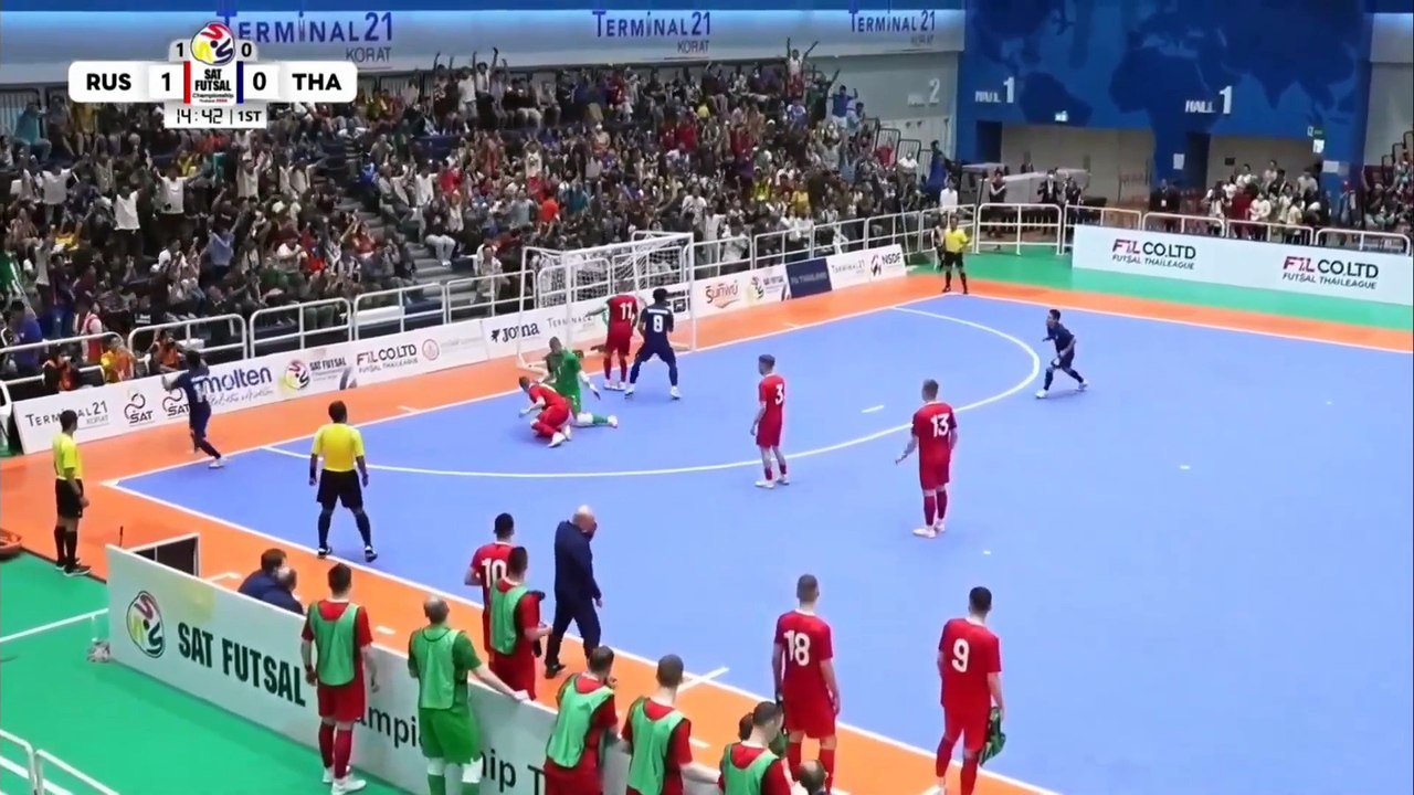 Rússia 3x2 Thailand   - SAT Futsal Championship  2025