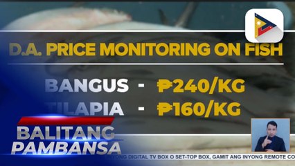 D.A., tiniyak na stable ang presyo ng mga isda bago ang Semana Santa