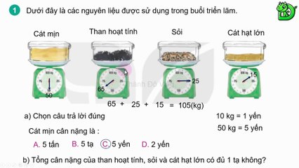 Toán lớp 4 - Bài 20 Thực hành và trải nghiệm sử dụng một số đơn vị đo đại lượng || DINOTECH