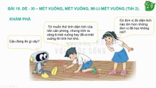 Toán lớp 4 - Bài 18 Đề-xi-mét vuông, mét vuông, mi-li-mét vuông || DINOTECH