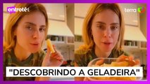Carolina Dieckmann vira piada após compartilhar dica nas redes sociais: 'Descobrindo a geladeira'
