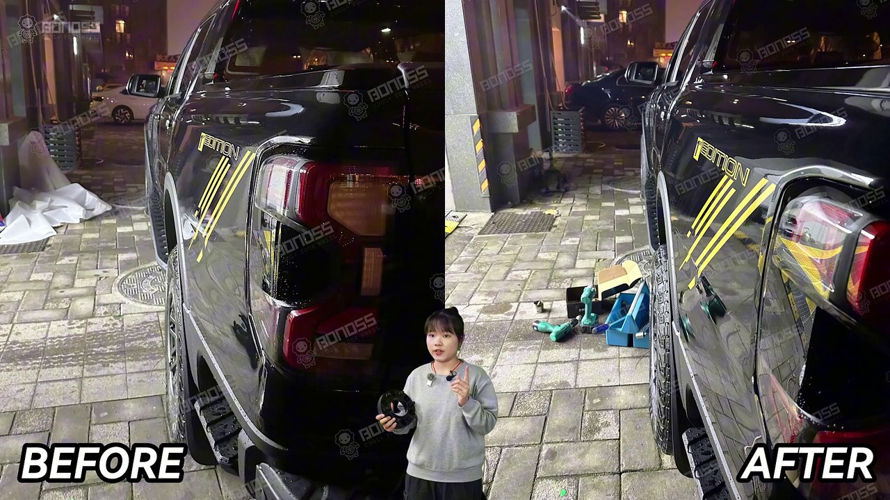 Ford Ranger Wheel Spacers Before And After(25mm&30mm) - BONOSS Ford Accessories