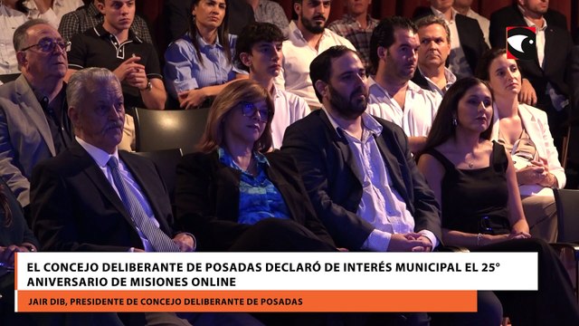 El Concejo Deliberante de Posadas declaró de interés municipal el 25° aniversario de Misiones Online