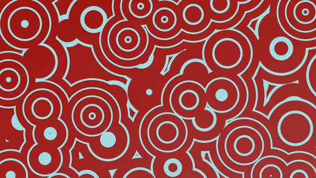 Abstract Circle Background Video, 4K Red Geometry Motion Background Loop ｜ Free Stock Footage.f247