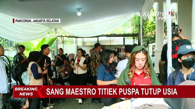 Suasana Terkini Rumah Duka Titiek Puspa, Presiden ke-6 RI SBY Hadir Beri Doa Terakhir