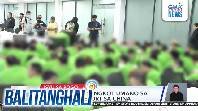 84 Chinese na sangkot umano sa POGO, ipina-deport sa China | Balitanghali