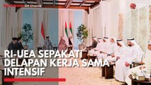 RI-UEA Sepakati Delapan Kerja Sama Intensif