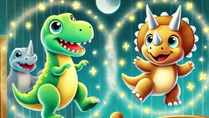 Dino Disco Party 🦕🎉 | What Dinosaurs Do While Kids Sleep!  ⁨@smilentales⁩