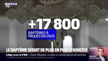 Le nombre de baptêmes catholiques chez les adultes continue d'augmenter
