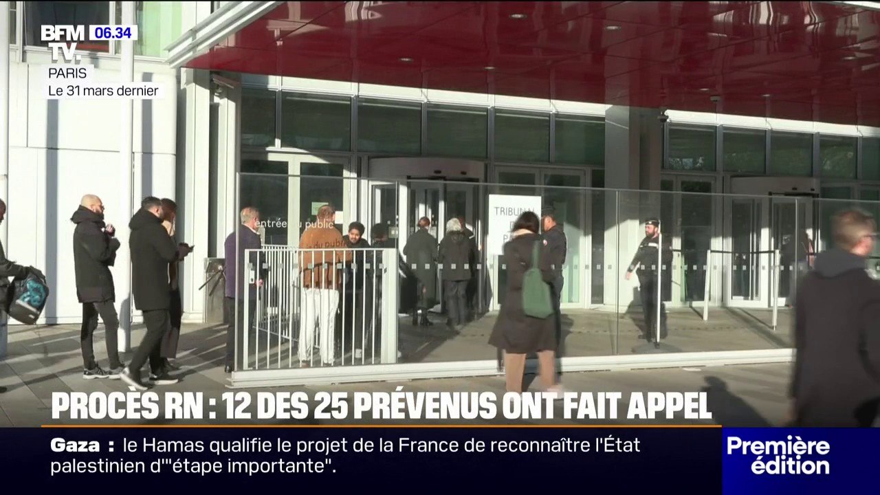 Procès des assistants parlementaires du RN: la moitié des prévenus a fait appel