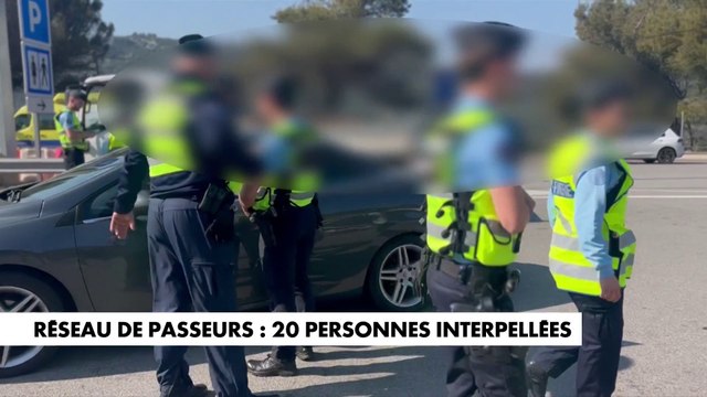Réseau de passeurs : 20 personnes interpellées