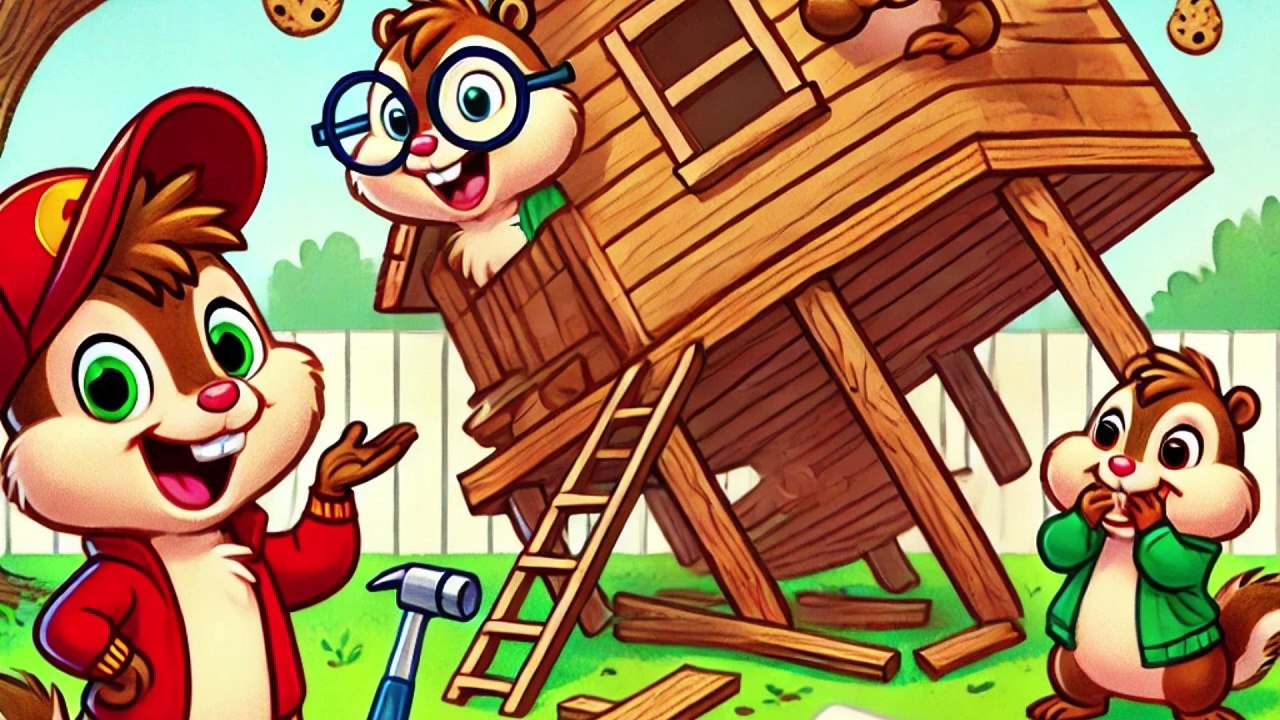 😱 Alvin’s Treehouse DISASTER! | Chipmunks’ Wild Build Gone BOOM! 🌳💥 ⁨@smilentales⁩