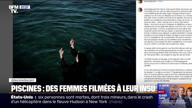 Femmes filmées à leur insu dans les piscines: la ville de Paris lance une enquête