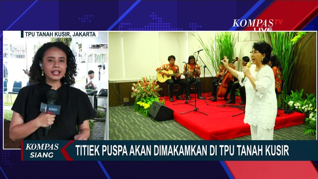 Begini Suasana di TPU Tanah Kusir Jelang Pemakaman Jenazah Titiek Puspa