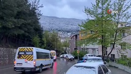 Bursa’da Nisan\'da kar sürprizi!