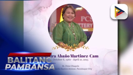 Dating PCSO board member Sandra Cam, pumanaw na