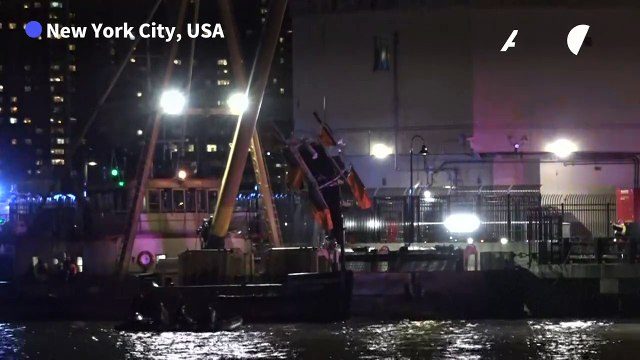 Sechs Tote bei Hubschrauberabsturz in Fluss Hudson in New York