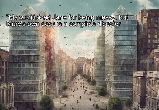 Idioms - throw stones in glass houses