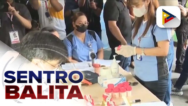 MMDA at PDEA, nagkasa ng random drug testing sa mga tsuper ng bus sa Cubao