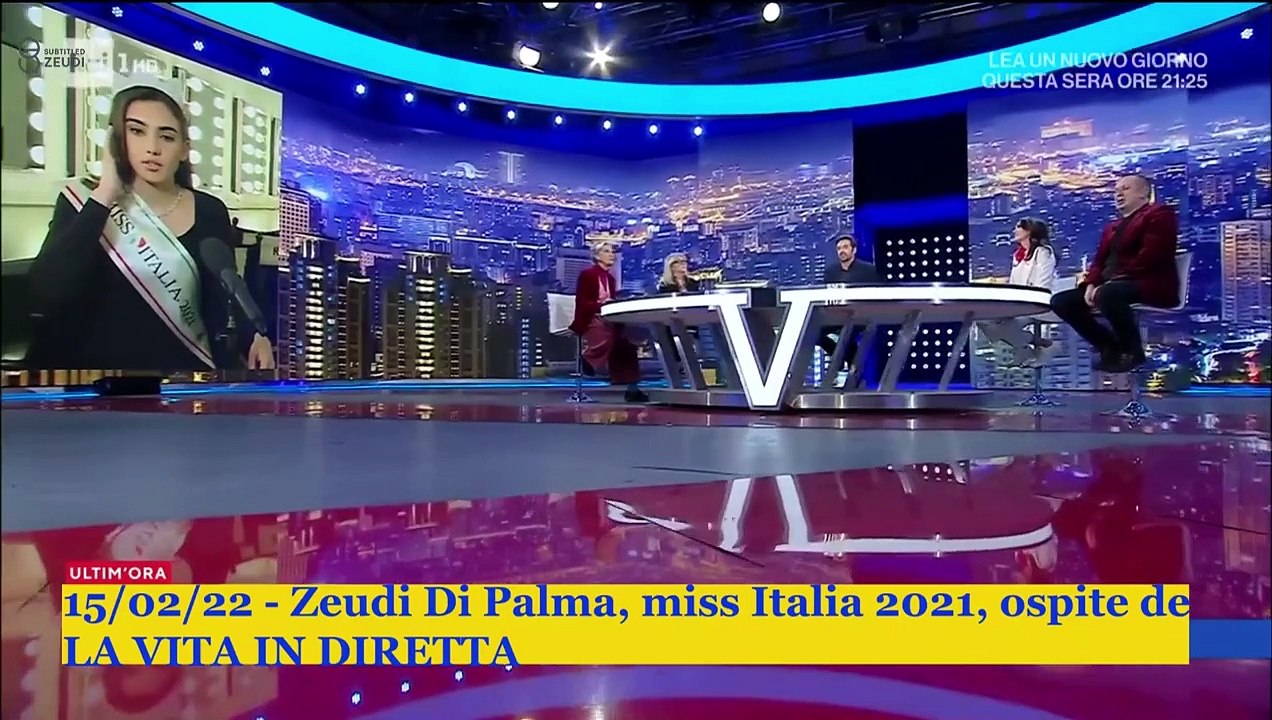 15 Feb 2022 | Zeudi on La Vita in Diretta Growing Up in Scampia and What Miss Italia Really Means
