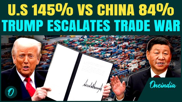 U.S Slaps 145% Tariffs on China: Trade War EXPLODES | China Warns of Retaliation