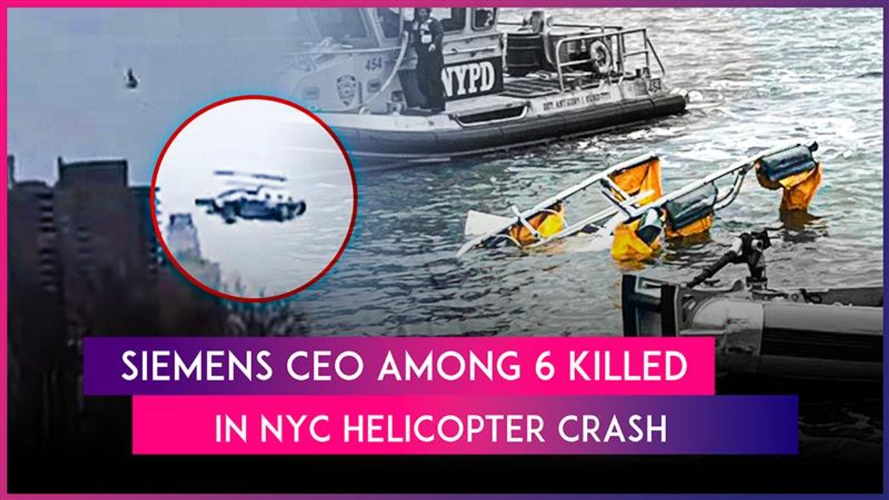 Siemens CEO Agustin Escobar Among 6 Dead After Helicopter Crashes Into Hudson River In NYC