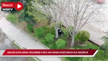 Kayseri'de bir aracın kapılarına gizlenmiş 9 kilo 464 gram uyuşturucu ele geçirildi