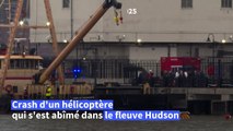 Une famille de touristes tués dans le crash d'un hélicoptère dans le fleuve de New York
