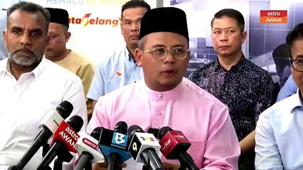 Kekerapan sidang media paip gas dikurangkan - MB Selangor