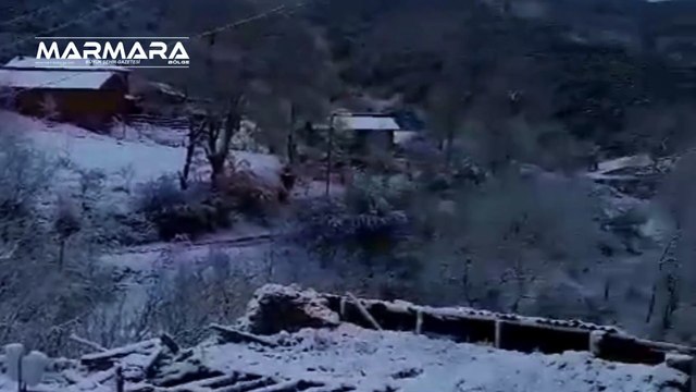 Balıkesir’de Nisan Ayında Şaşırtan Manzara!