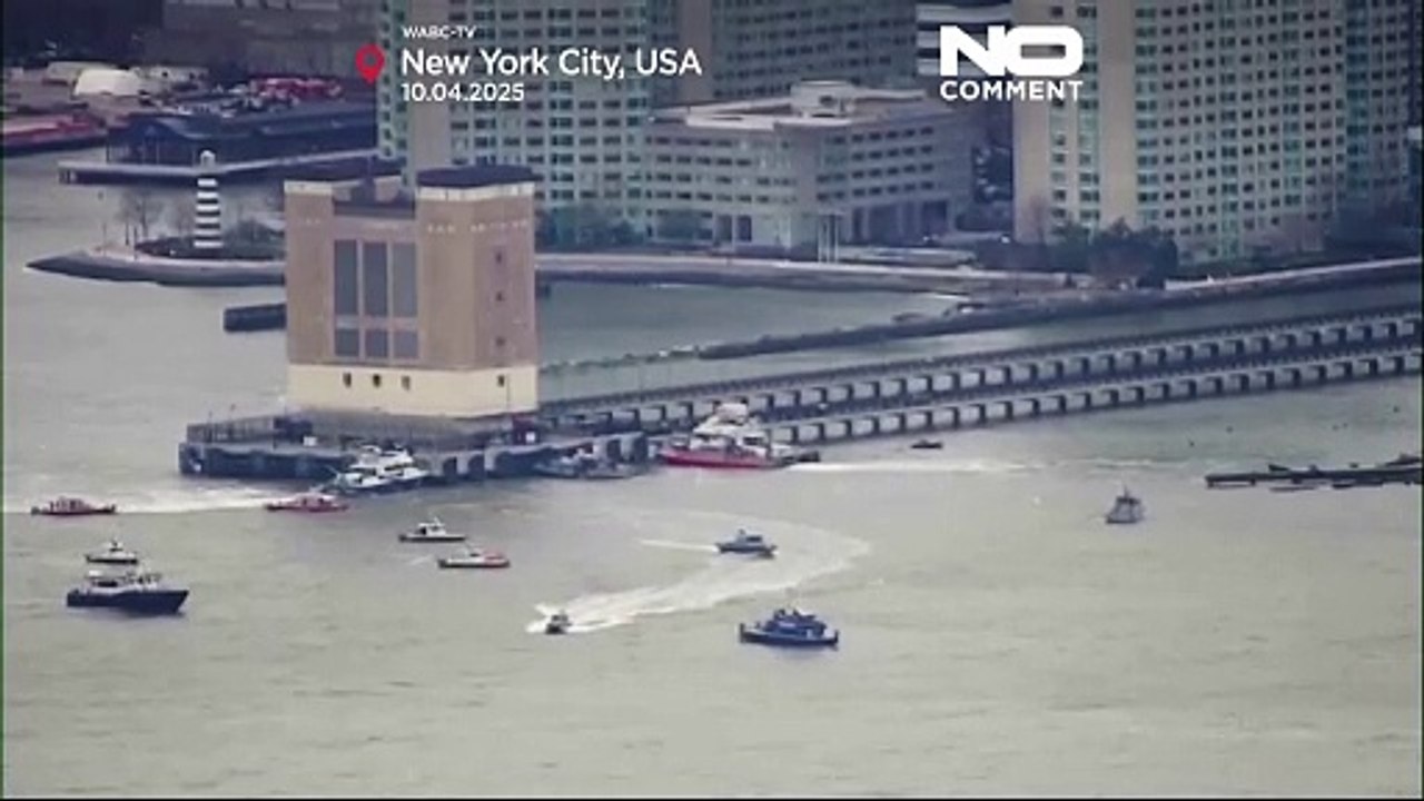 Helicopter wreckage pulled from Hudson River after fatal crash in NY